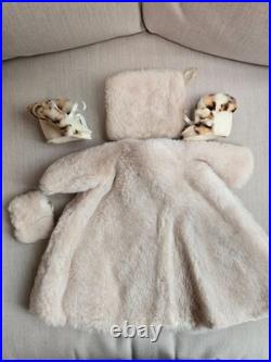 Rare Vintage Madame Alexander Cissy Fur Coat Hat Muff & Boots + Box No Doll