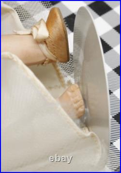 Rare Vintage Orig 1954 Madame Alexander 7.5 SLW Wendy Kin Bride Doll Tagged 575