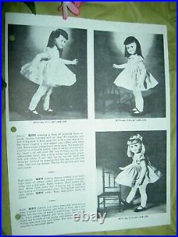 Rare, original 1959 vintage flirty Madame Alexander JOANIE doll 36 PlayPal size
