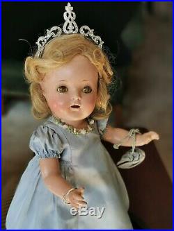SALE Vintage Madame Alexander Composition Tagged Princess Elizabeth 15 1938