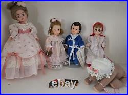 SET of 9 Madame Alexander Peter Pan Collection Dolls PLUS Nana-NO BOX-SEE DESC
