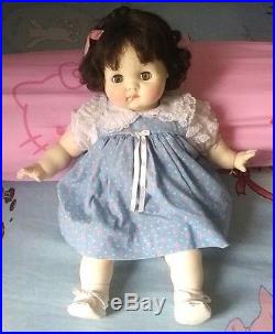Sale Vintage Madame Alexander Brunette Puddin Baby Doll 1965 20 Original Dress