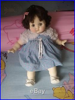 Sale Vintage Madame Alexander Brunette Puddin Baby Doll 1965 20 Original Dress