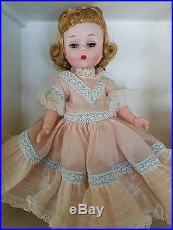 Scarce Madame Alexander Wendy Doll 8 Organdy Dress Plastic Display Frame #1855