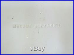 Scarce Madame Alexander Wendy Doll 8 Organdy Dress Plastic Display Frame #1855