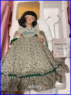 Scarlett O'Hara Madame Alexander made by Danbury Mint Porcelain adult collector
