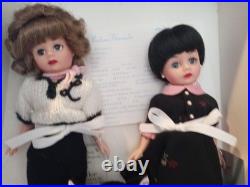 Set Of Madame Alexander 10 Laverne And Shirley & BooBoo Cat T. V Show -NRFB