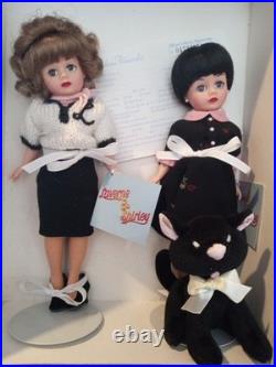 Set Of Madame Alexander 10 Laverne And Shirley & BooBoo Cat T. V Show -NRFB