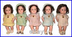 Set of 12 Dionne Quints Madame Alexander Tagged Outfits WORLDWIDE SHIPPING