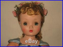 Stunning 1954 Madame Alexander 20 HP & Vinyl Cissy Doll in HTF Tagged Gown