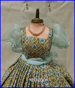 VINTAGE 1950's MADAME ALEXANDER CISSY DOLL STREET DRESS N HEELS NEAR MINT VHTF