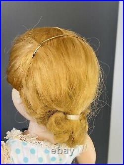 VINTAGE 1950s Madame Alexander CISSY DOLL Blonde 20 hard plastic TAGGED DRESS