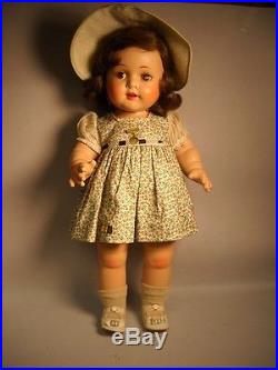 VINTAGE Dionne QUINTUPLET Doll CECILLE from MADAME ALEXANDER Human HAIR with PIN