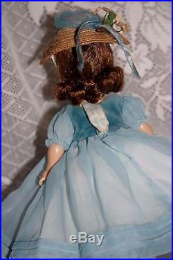 Vintage Madame Alexander Alexanderkins Blue Danube Tagged Dress Brunette Slw