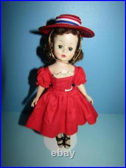 VINTAGE MADAME ALEXANDER CISSETTE DOLL IN TAGGED OUTFIT 1950'S TRIPLE STItCH WIG