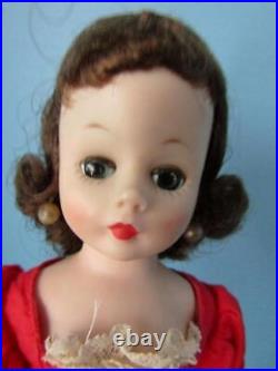 VINTAGE MADAME ALEXANDER CISSETTE DOLL IN TAGGED OUTFIT 1950'S TRIPLE STItCH WIG