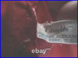 VINTAGE MADAME ALEXANDER CISSETTE DOLL IN TAGGED OUTFIT 1950'S TRIPLE STItCH WIG