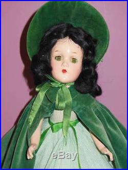 Vintage Madame Alexander Composition Scarlet Ohara Movie Doll Original Clothing