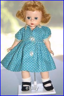 Vintage Madame Alexander Doll Alexanderkins Tagged Wendy Kins Dress 1953 Slnw