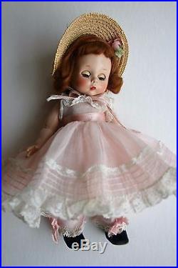 Vintage Madame Alexander-kin Doll Little Southern Girl Tag 1953 Slnw Box Bottom