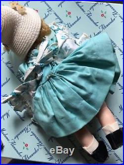 VINTAGE MADAME ALEXANDER KIN WENDY # 341 Doll, pinafore, Hat. Christmas idea