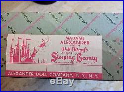 VINTAGE MADAME ALEXANDER SLEEPING BEAUTY 9 CISSETTE DOLL 1959 Mint original box