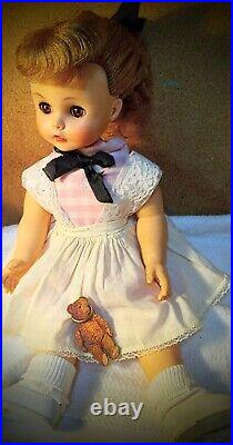 VINTAGE Madame Alexander 1950s 15 inch hard plastic doll