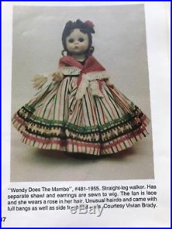 VINTAGE RARE HTF 1955 MADAME ALEXANDER #481 SLW Wendy Does The Mambo