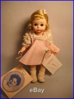 VINTAGE Wendy Kin MADAME ALEXANDER Small Doll BENDABLE in Pink Dress & Snap Shoe