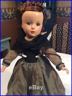 VNTG 14 Madame Alexander Little Women MARME strung doll, MA tagged dress