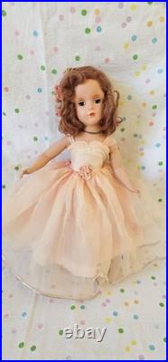 VTF Madame Alexander 14 BRIDESMAID Margaret Rose 1950's Mohair Wig