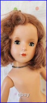 VTF Madame Alexander 14 BRIDESMAID Margaret Rose 1950's Mohair Wig