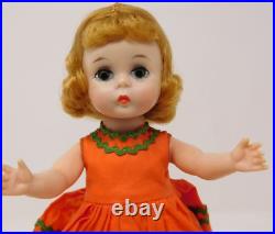 VTG 1957 Madame Alexanderkins BKW #326 WENDY SWEET AS LOLLIPOP Orange Dress Doll