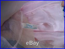 VTG 20 1/2 CISSY MADAME ALEXANDER DOLL 1950s Tagged Pink Organdy Dress 1956