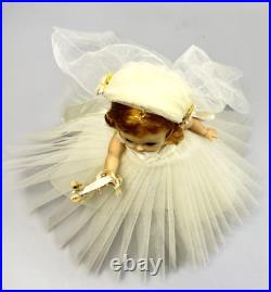 VTG Lot of (2) Madame Alexander-kins Wendy face 8 Doll Blonde Bride & Groom BKW