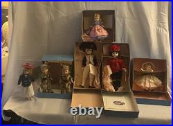 VTG Madame Alexander 8&12 Doll Lot of 6-Rare 1993 UFDCConvention, Boxed, TLC