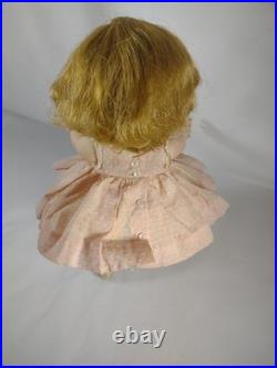 VTG Madame Alexander Caroline Kennedy 14 Doll 1961 Original Tagged Dress VG+ A6