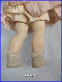 VTG Madame Alexander Caroline Kennedy 14 Doll 1961 Original Tagged Dress VG+ A6
