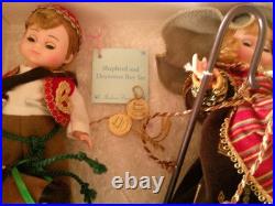 VTG Madame Alexander Nativity Doll Collection Lot 7 Dolls & Baby Jesus Boxes