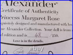 Very Hard to Find 2002 Madame Alexander 8 Princess Margaret Rose Doll #35535
