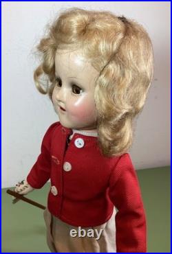 Very Rare 1939 Alexander 14 Sonja Henie Skiing Doll- All original with Clear Eyes