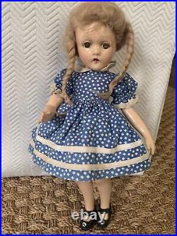 Vintage 13 Madame Alexander Compo Swivel Waist WENDY-ANN Doll Alice Wonderland