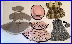 Vintage 14 Madame Alexander Doll Custom Clothing Shoes Canopy Bed Lot