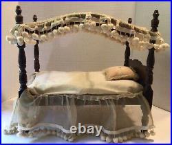 Vintage 14 Madame Alexander Doll Custom Clothing Shoes Canopy Bed Lot
