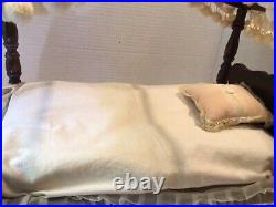 Vintage 14 Madame Alexander Doll Custom Clothing Shoes Canopy Bed Lot