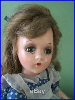 Vintage 1930's Mme Alexander 13 Alice in Wonderland Doll Wendy Ann AO