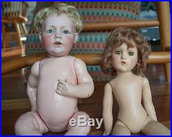 Vintage 1930s Dolls and Clothes Madame Alexander Doll AND Kestner Baby Doll