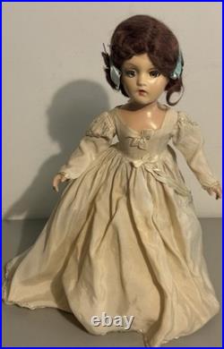 Vintage 1930s Madame Alexander 21 Composition Doll + Dress & Shoes
