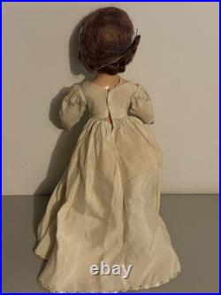 Vintage 1930s Madame Alexander 21 Composition Doll + Dress & Shoes