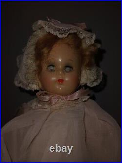 Vintage 1936+ Madame Alexander 11 Little Genius Composition/Cloth Baby Doll